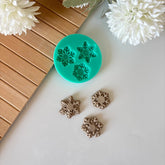 Mini Snowflakes Silicone Mold – 3 Shapes for Winter Crafts